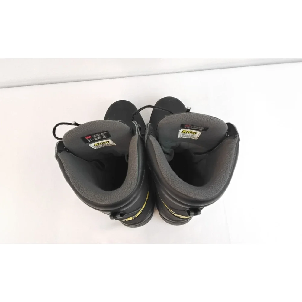 Klim Adrenaline GTX Snowmobile Boots 3108-002 Men's 10 Black Gore-tex #W4715